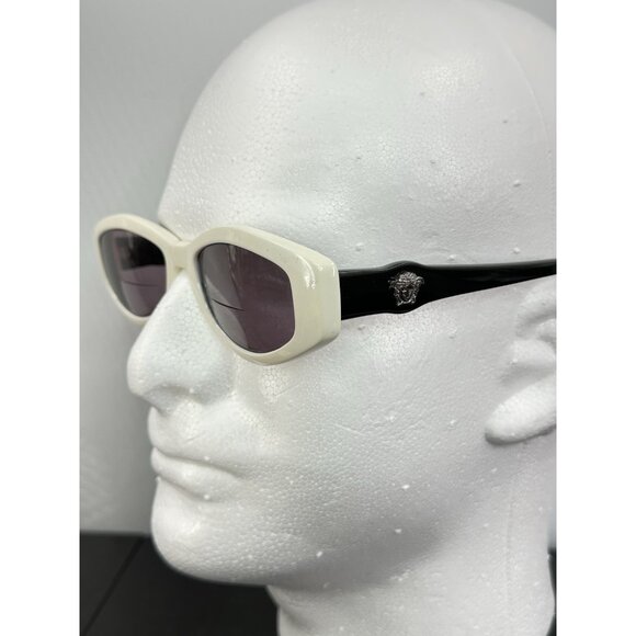 Vintage 90’s Gianni Versace Black & White Frames Mod.343 Col.447 Made Italy - Picture 5 of 15